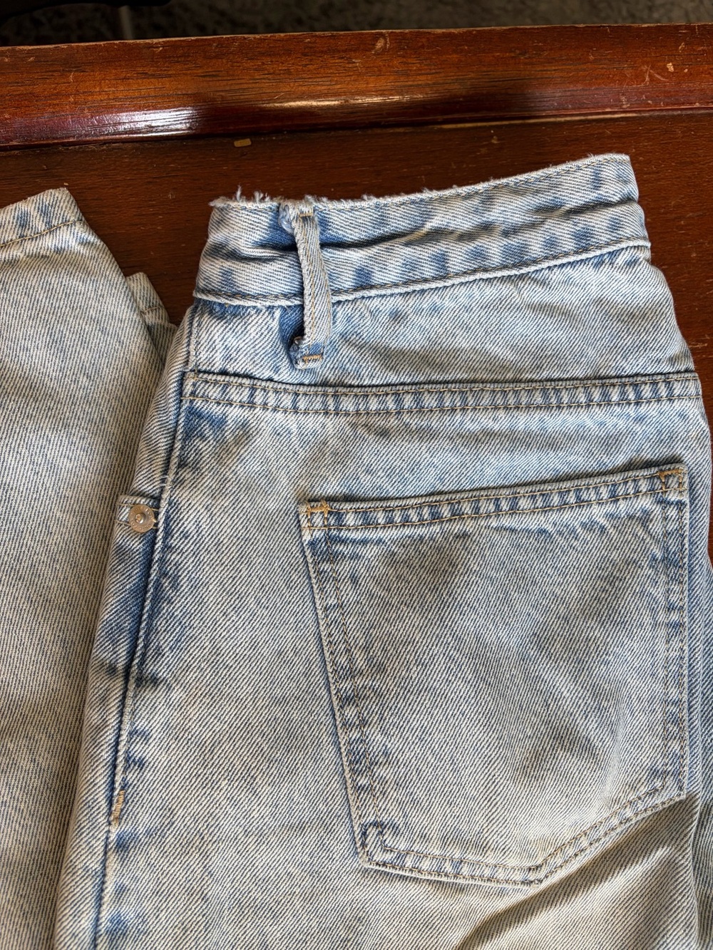 White Fox Boutique Light Wash Boyfriend Jeans